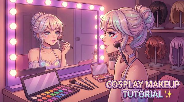 糖心vlog cosplay化妆视频教程